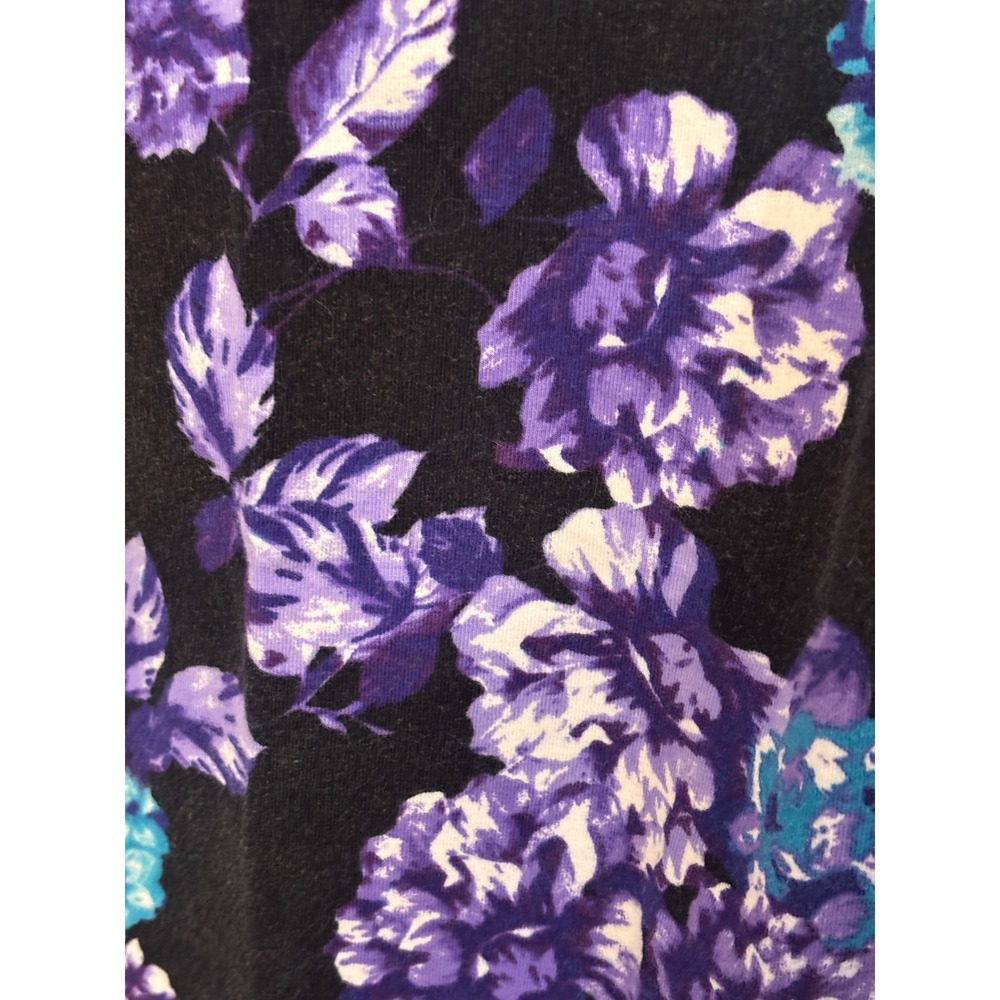 No Boundaries Womens Blue Floral Bodycon Mini Dress Sleeveless Scoop Neck M 7-9 - Picture 3 of 8